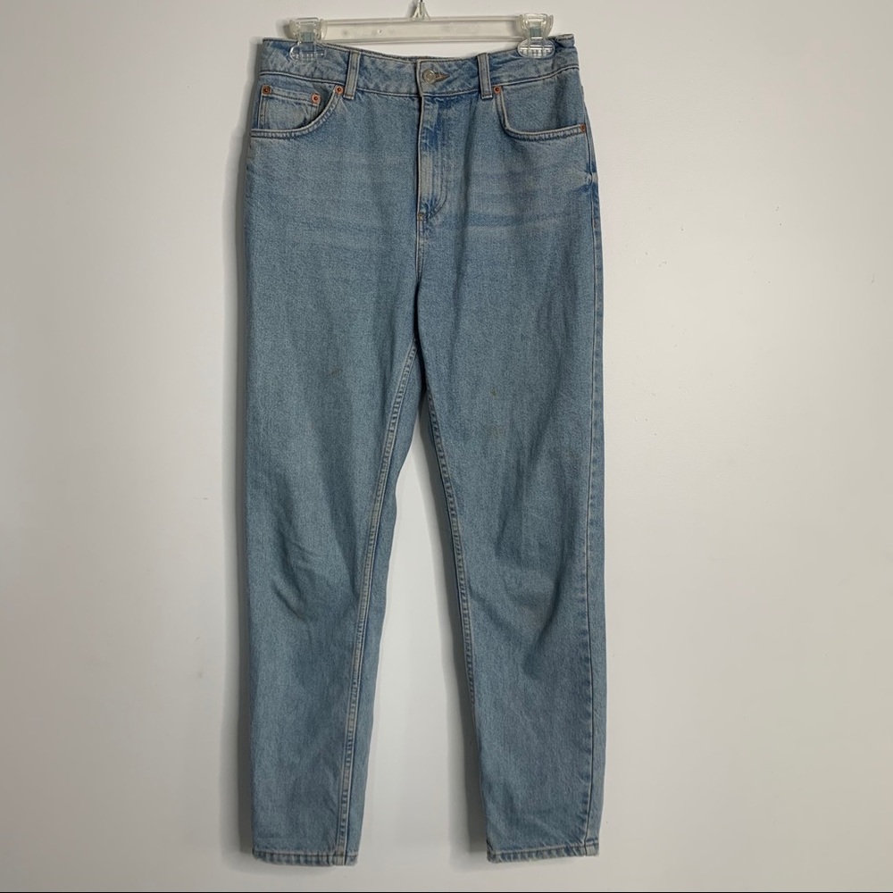 Topshop mom moto jeans